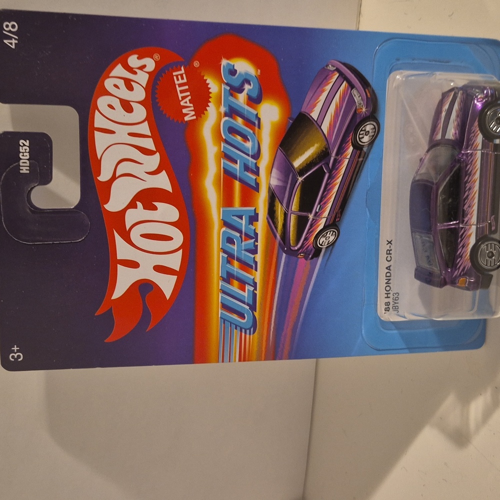 D4 Hot Wheels 1988 Honda CR-X Ultra hots